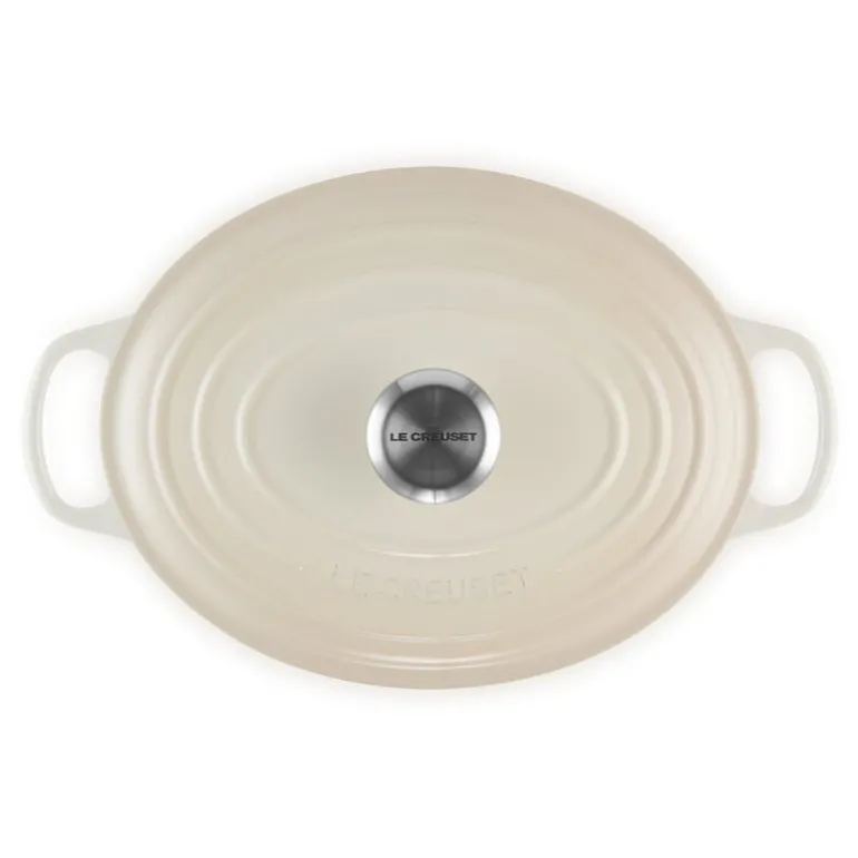 Oval gryte 4,1L meringue