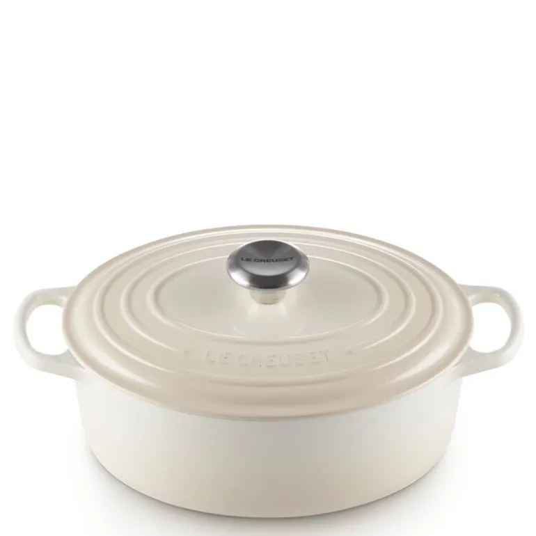 Oval gryte 4,1L meringue