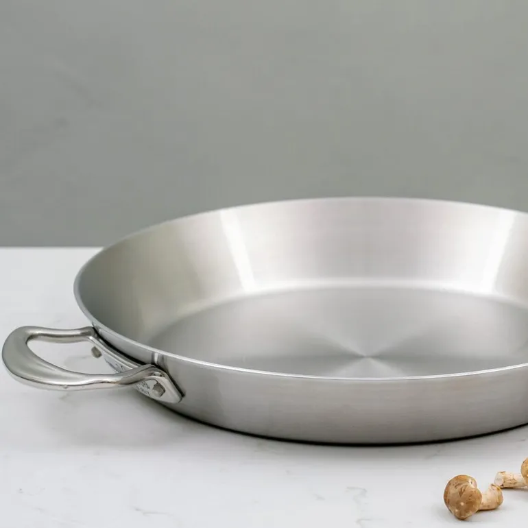 Paellapanne 30 cm rustfritt stål