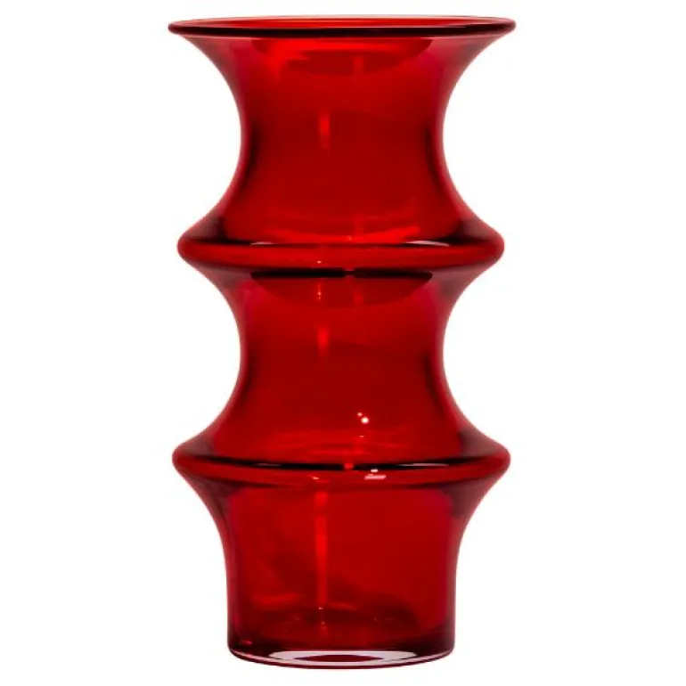 Pagod vase 255 mm rød