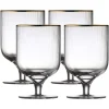 Palermo vinglass gold 30 cl 4 stk
