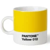 PANTONE espressokopp med hank 12 cl gul