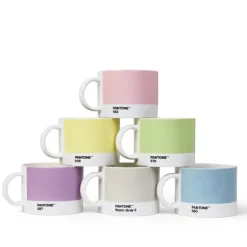PANTONE tekopp med hank 47,5 cl varm grå