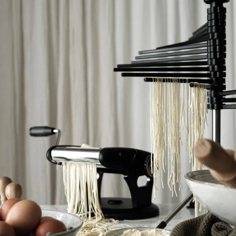 Pasta La Vista tørkestativ til pasta 25x53,5 cm blank/svart