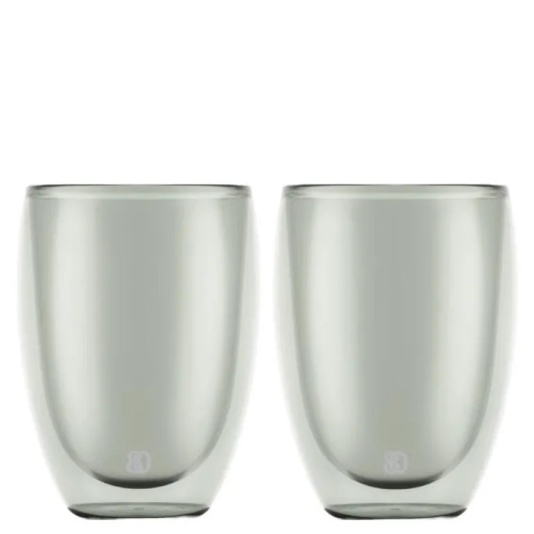 Pavina glass 35 cl 2 stk grå