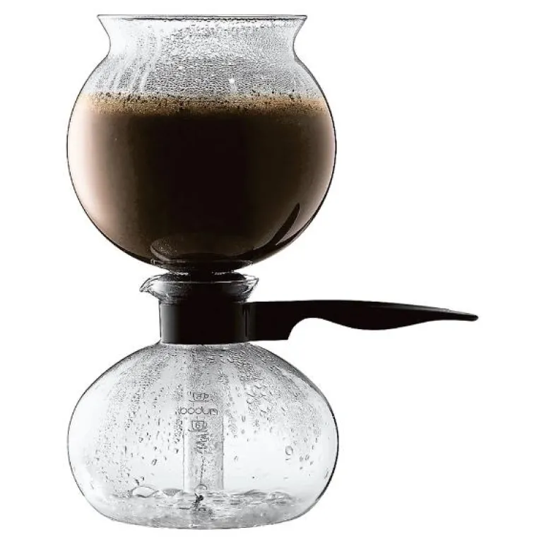 Pebo vakum kaffebrygger 1L svart
