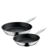 PermaDur Advance stekepanne 2 deler 24+28 cm stål