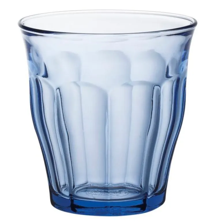 Picardie vannglass 20 cl 6 stk marin blå
