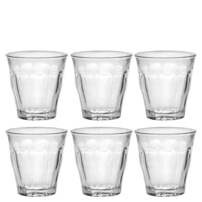 Picardie vannglass 13 cl 6 stk klar