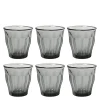 Picardie vannglass 25 cl 6 stk grå