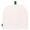 Piccolo tevarmer rosa/hvit