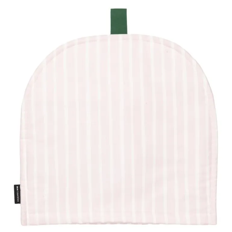 Piccolo tevarmer rosa/hvit