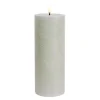 Pillar LED kubbelys 7,8x20,3 cm dusty green