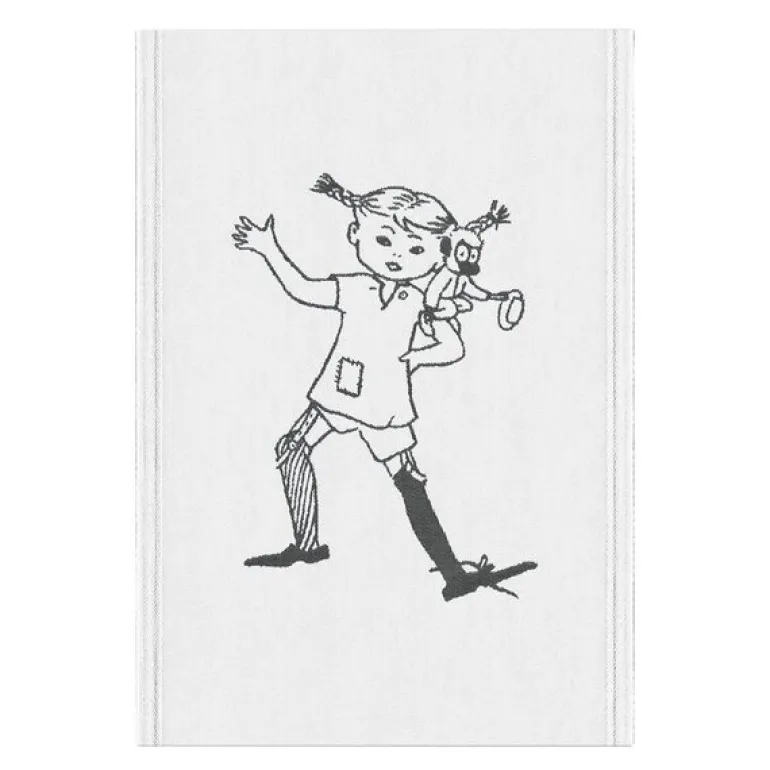 Pippi kjøkkenhåndkle 35x50 cm Pippilotta