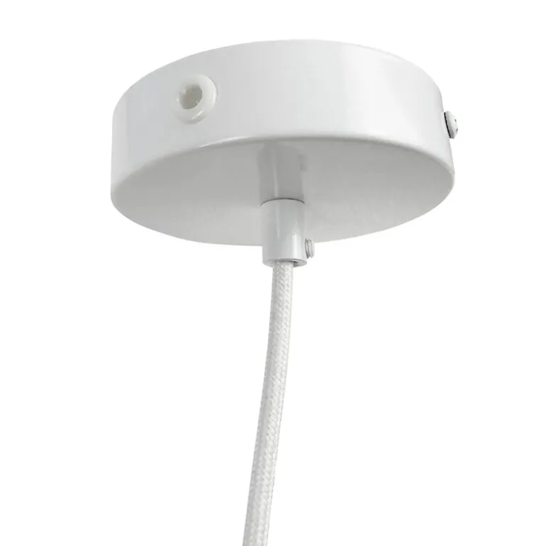 Planet pendel 36 cm hvit