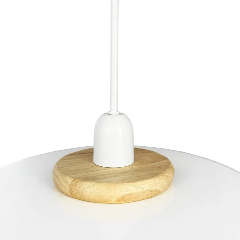 Planet pendel 36 cm hvit