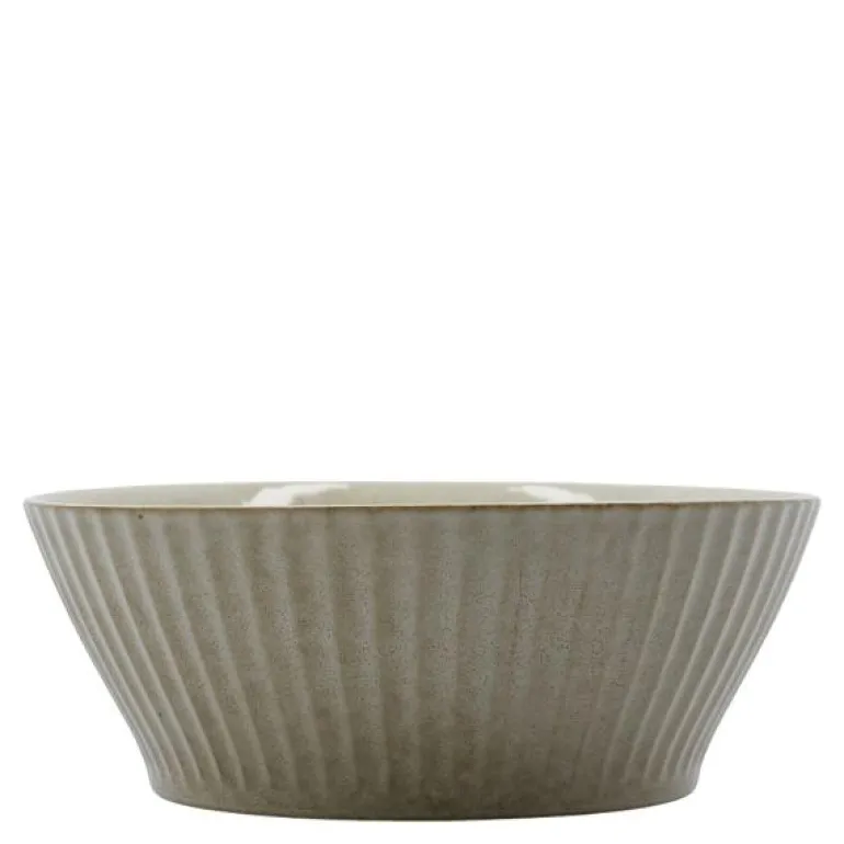 Pleat bolle 19 cm grå/brun