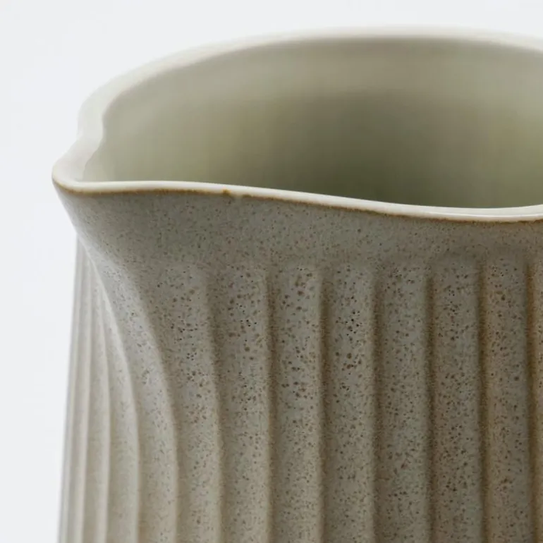 Pleat kanne 21 cm grå/brun