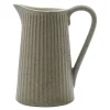 Pleat kanne 13 cm grå/brun