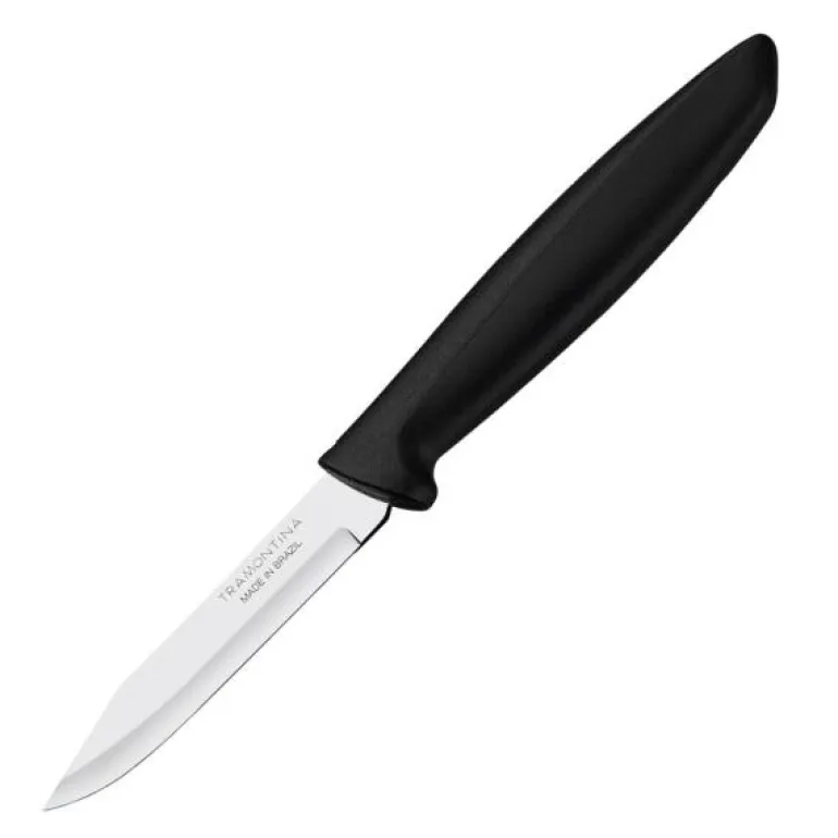 Plenus skrellekniv 7,5 cm svart