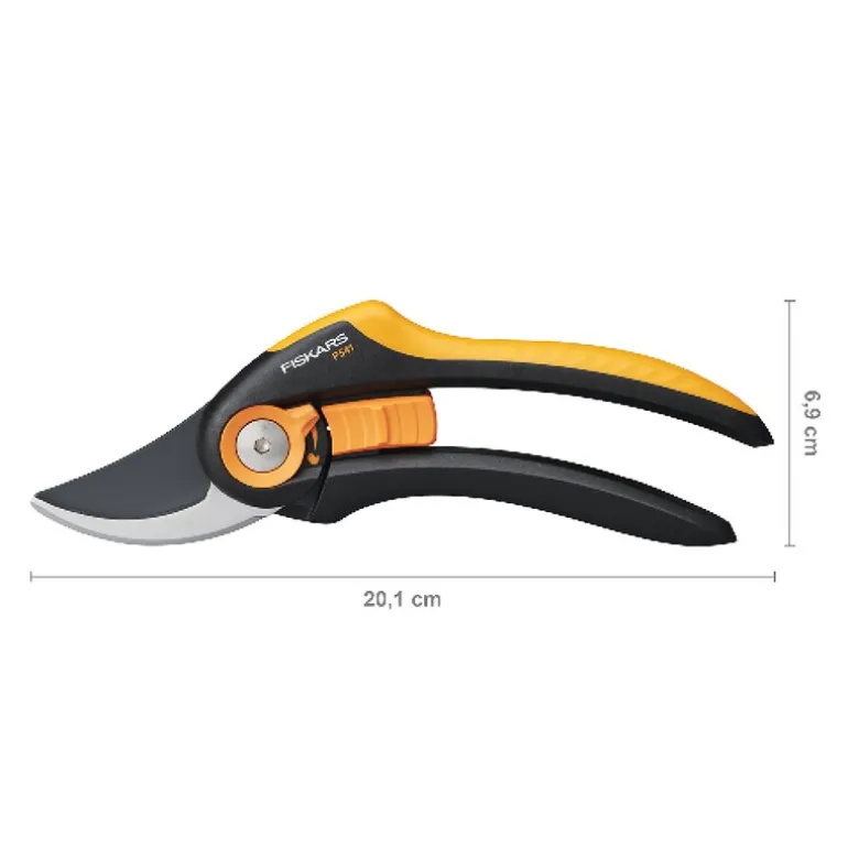 Plus™ beskjæringssaks P541 21 cm svart/oransje