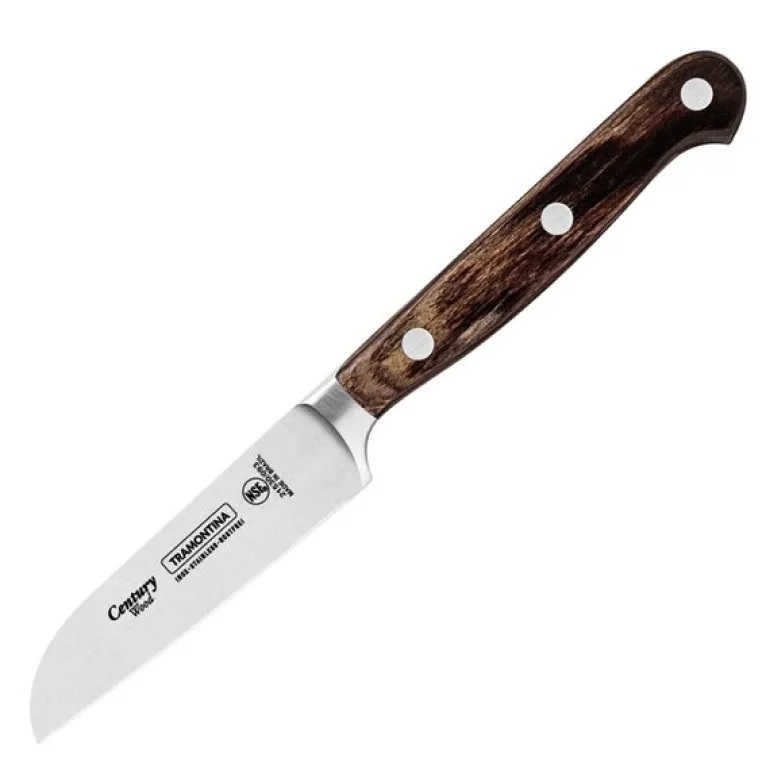 Polywood grønnsakskniv 7,5 cm brun
