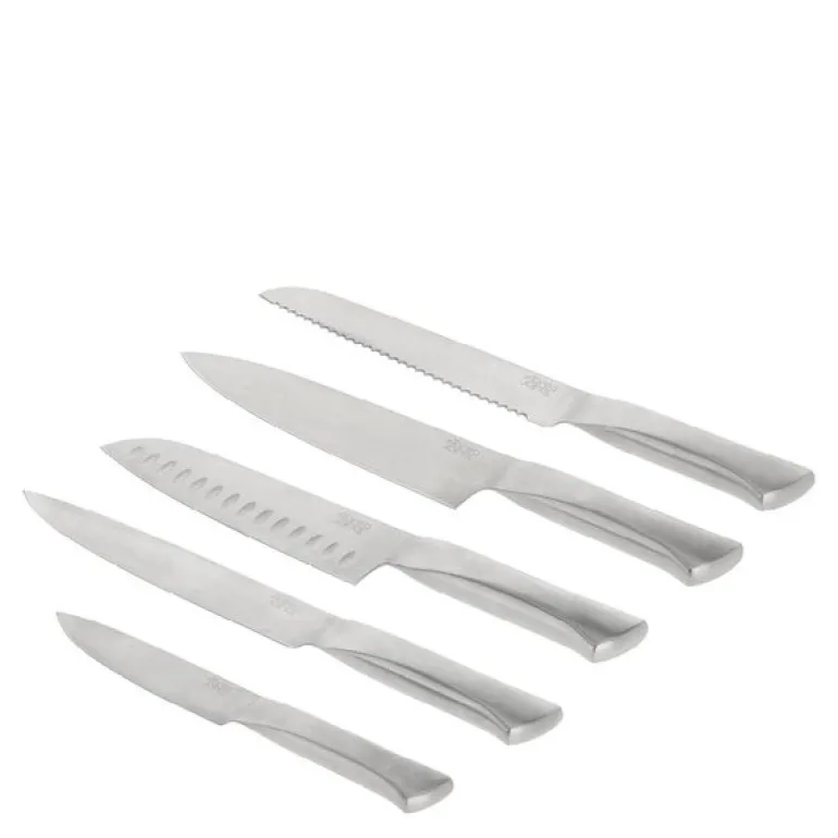 Precision knivsett 5 deler rustfritt stål
