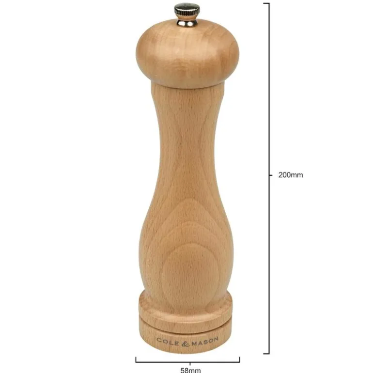 Precision pepperkvern 20 cm bøk natur