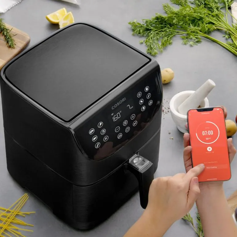 Premium Smart airfryer 5,5L/2,2 kg svart