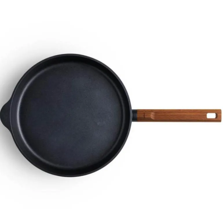 Premium wood stekepanne 28 cm svart/natur