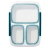 Prep & go delt container 0,97L grønn