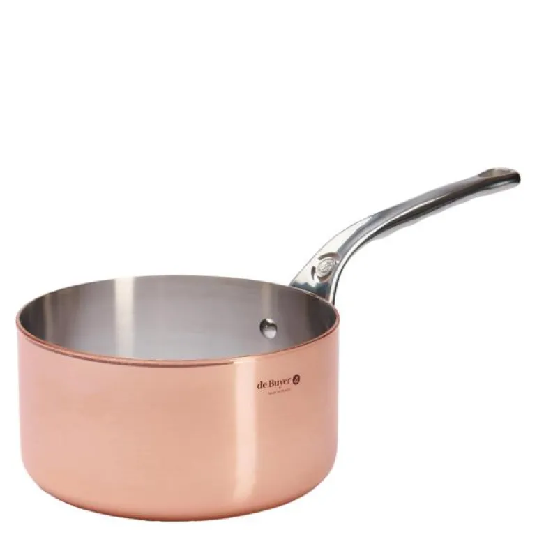 Prima Matera kasserolle 2,5L 18 cm kobber/rustfritt stål