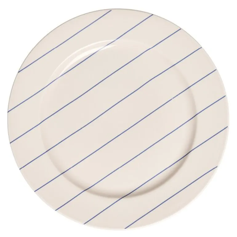 Pyjamas tallerken 23 cm beige/midnight blue