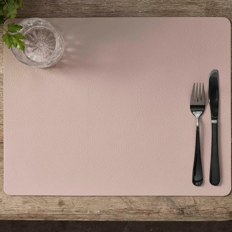 Quadro dekkebrikke 42x33 cm 4 stk dusty rose
