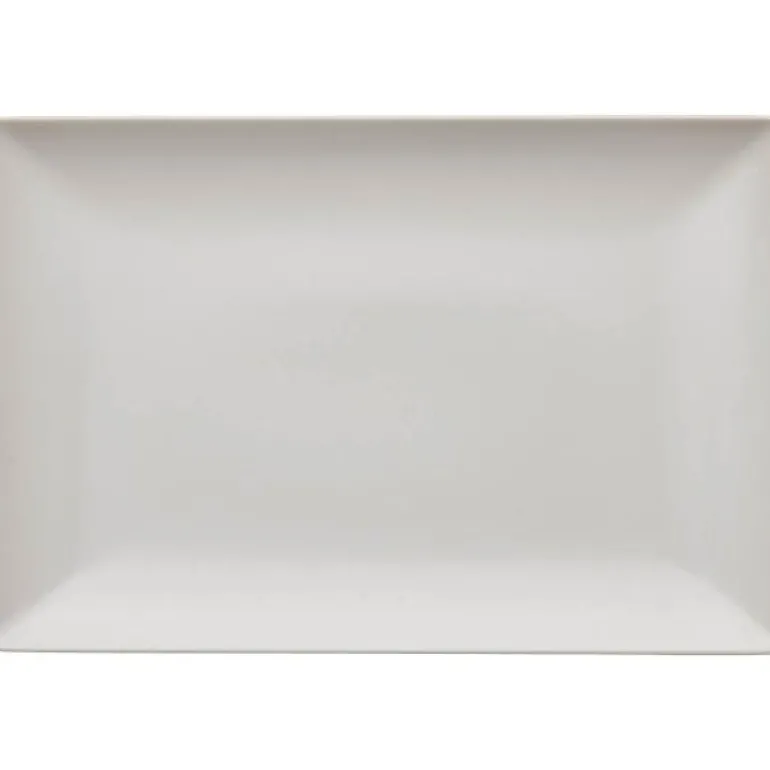 Quadro tallerken 30x20 cm hvit