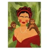 Raissa Oltmanns poster 30x40 cm frida and monkeys