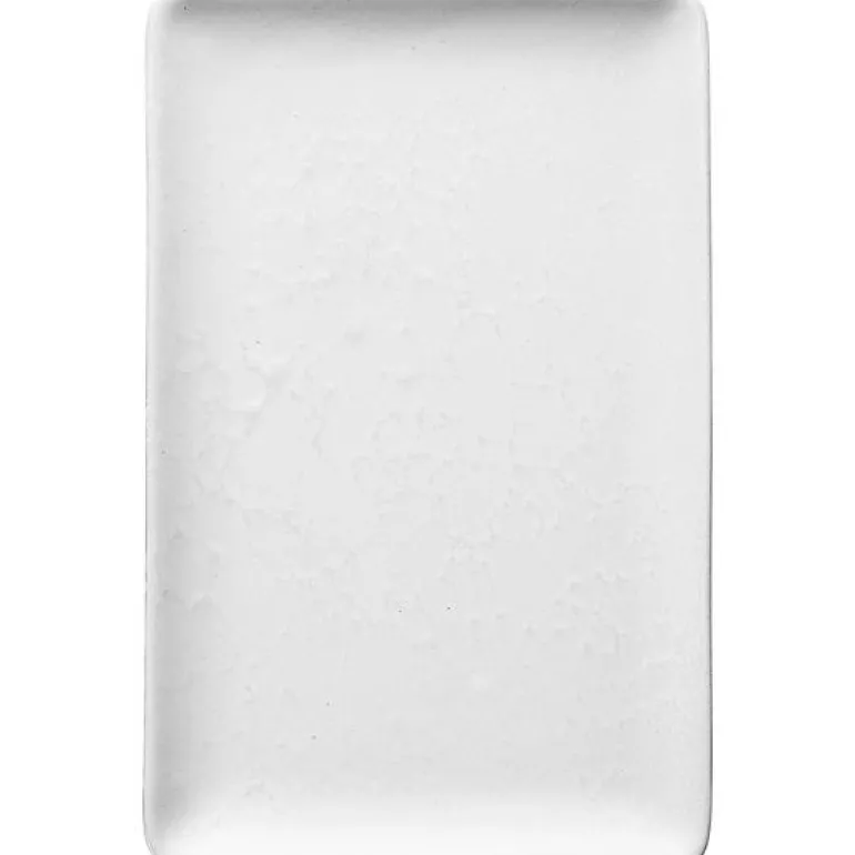 RAW Arctic White tallerken rektangulær 23,5x15 cm