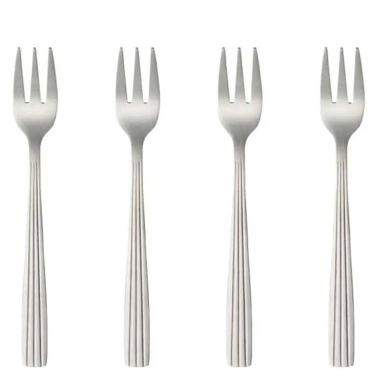 RAW kakegaffel 4 deler matt stål