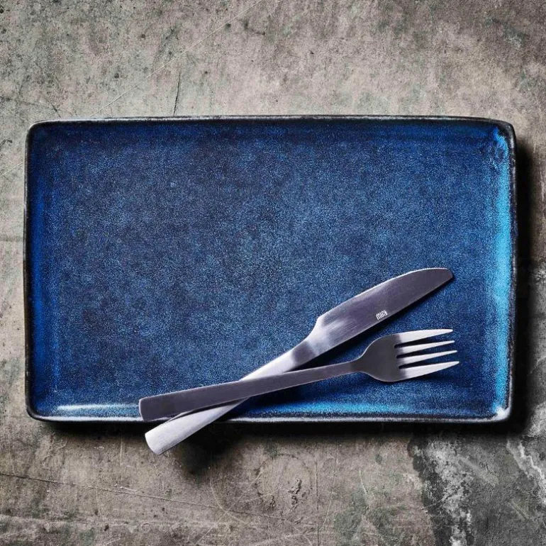 RAW Midnight Blue tallerken 31x20 cm