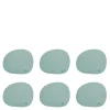 RAW Organic glassbrikke 12x10 cm 6 stk green