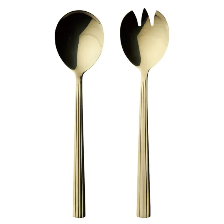 RAW salatsett 2 deler champagne gold