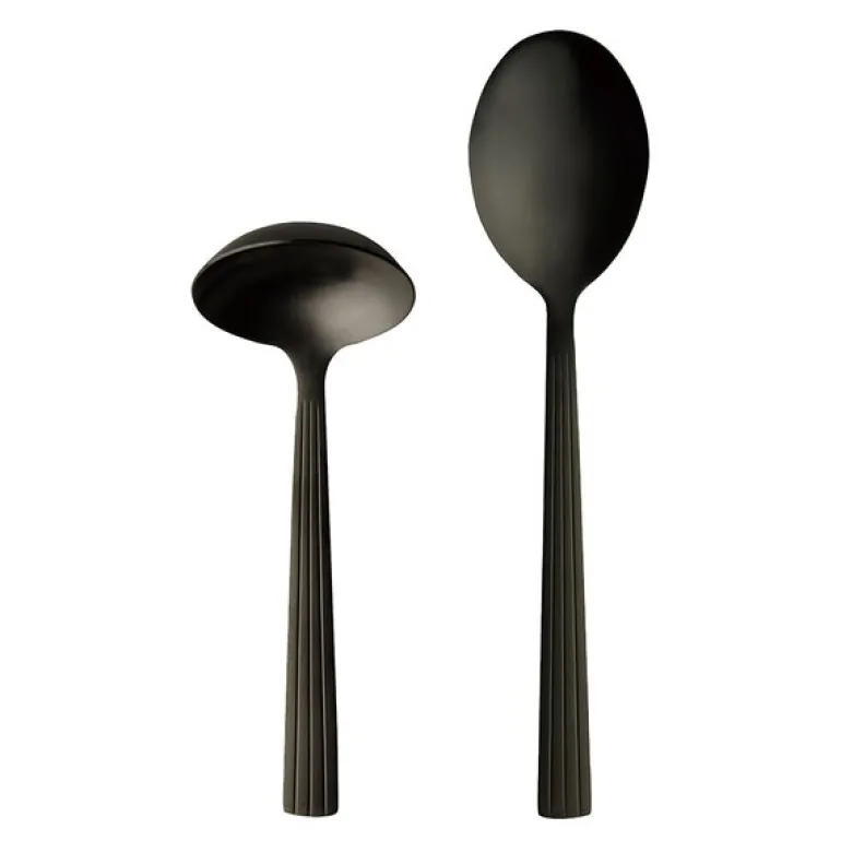 RAW saus/potetsett 2 deler matte black