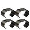 RAW serviettring 4 stk matte black