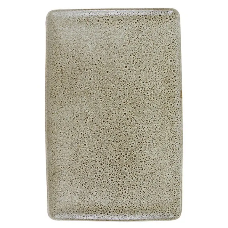 RAW tallerken 31,5x20 cm sandy beige