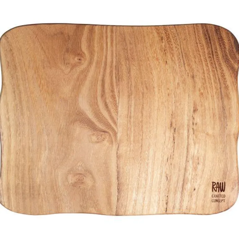 RAW Teak skjærebrett 32x24x2 cm