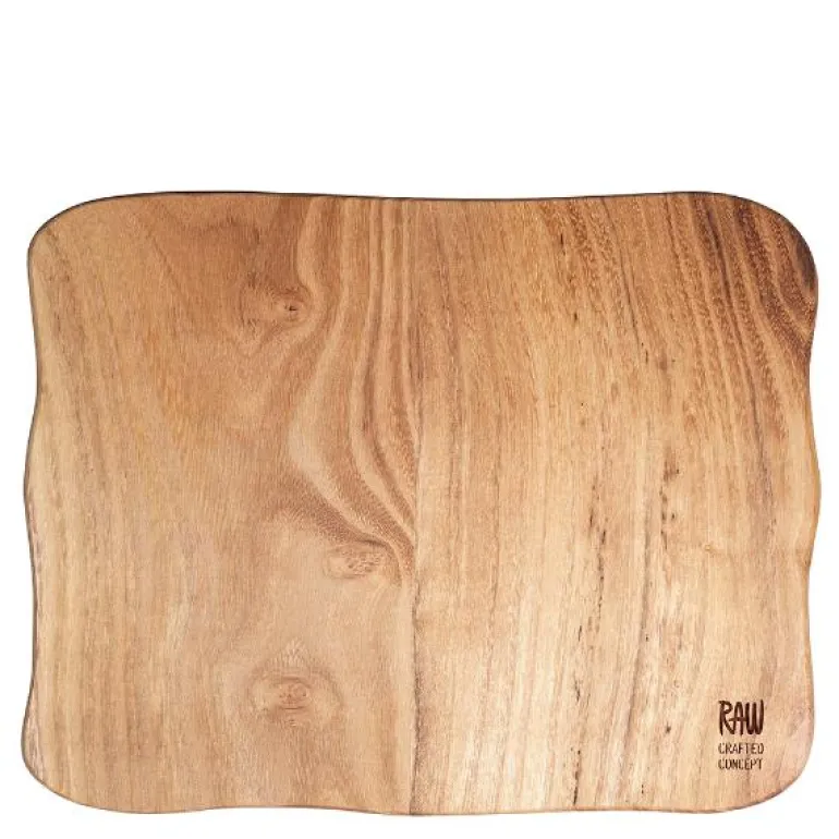 RAW Teak skjærefjøl 40x30x2 cm