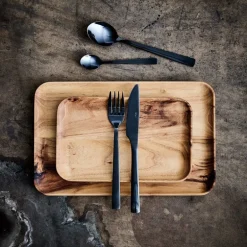 RAW Teak tallerken 31,7x20,2 cm