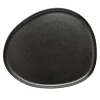 RAW Titanium Black organic tallerken 25x29 cm