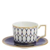 Renaissance Gold kaffekopp & asjett