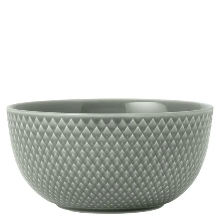 Rhombe Earth skål 13 cm moss